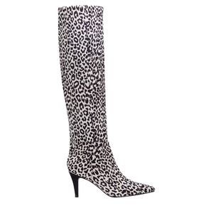 Marc Fisher Ginniely Knee High Tall Boots Leopard Print